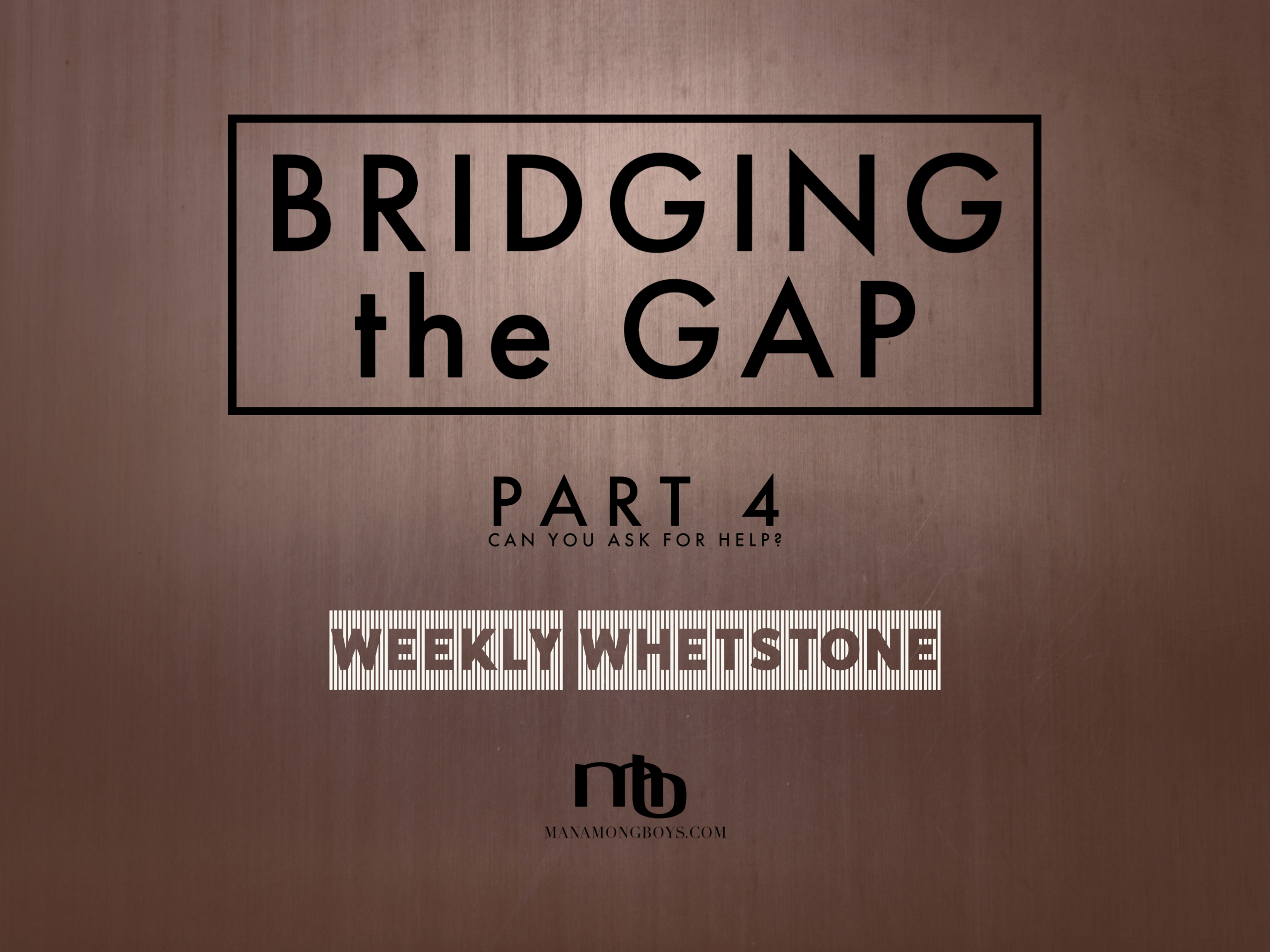 Bridging the Gap – Part 4:  Can You Ask for Help?