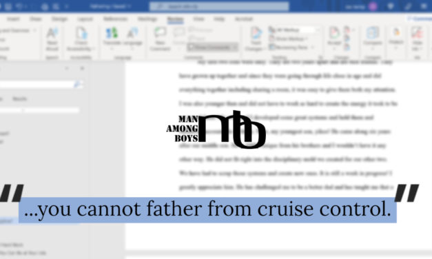 You Cannot Father From Cruise Control